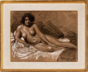 THEOPHILE ALEXANDRE STEINLEN (Losanna 1859 - Parigi 1923), Reclined nude