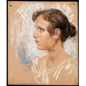 EMILIA DE DIVITIIS (Roma 1898 - 1979), Female portrait
