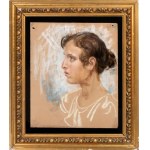 EMILIA DE DIVITIIS (Roma 1898 - 1979), Female portrait