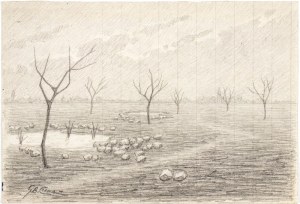 GIOVANNI BATTISTA CREMA (Ferrara 1883 - Roma 1964), Ferrara countryside