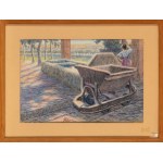 GIOVANNI BATTISTA CREMA (Ferrara 1883 - Rím 1964), Il fontanile