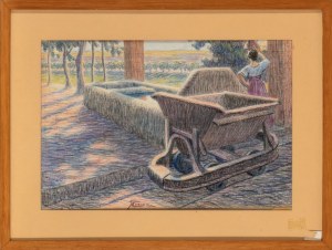 GIOVANNI BATTISTA CREMA (Ferrara 1883 - Roma 1964), Il fontanile