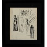 MARIO SIRONI (Sassari 1885 - Milano 1961), Study for mural composition