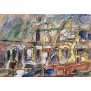 EMILIO VEDOVA (Venezia 1916 - 2006), Venetian landscape