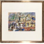 EMILIO VEDOVA (Venezia 1916 - 2006), Venetian landscape