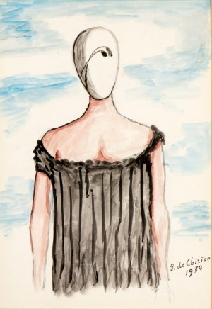 GIORGIO DE CHIRICO (Volo 1888 - Roma 1978), Ritratto della madre