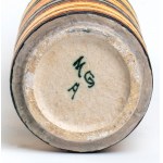 NICOLAJ DIULGHEROFF (Kjustendil 1901 - Torino 1982), Small Futurist bottle with cap