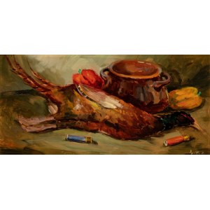 AMERIGO BARTOLI NATINGUERRA (Terni 1890 - Roma 1971), Still life with pheasant
