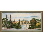 ORFEO TAMBURI (Jesi 1910 - Parigi 1994), View of Piazza del Popolo in Rome