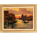 RENATO NATALI (Livorno 1883 - 1979), Sunset at Venice