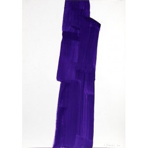 LORENZO GUERRINI (Milano 1914 - Roma 2002), Untitled, purple