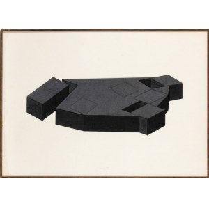 GIUSEPPE UNCINI (Fabriano 1929 - Trevi 2008), Sketch for sculpture project