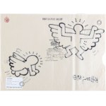 KEITH HARING (Pennsylvania 1958 - New York 1990), S.T. Angel e Baby Angel