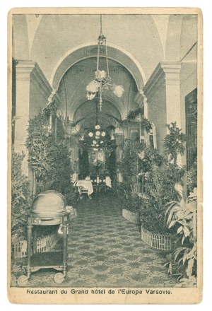 Warsaw - Hotel Europejski, restaurant (139)