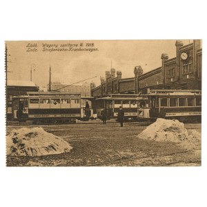 Łódź - Wagony sanitarne II. 1915 (167)