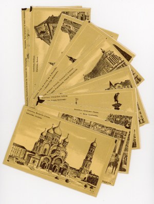 Warsaw - Set of postcards 10 pcs. (214)