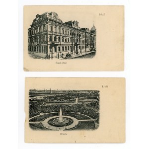 Łódź - zestaw 2 pocztówek (412)