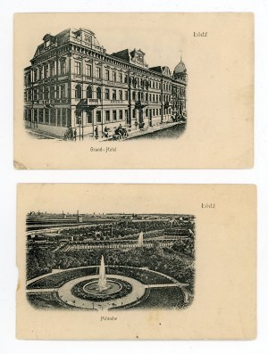 Lodz - set of 2 postcards (412)