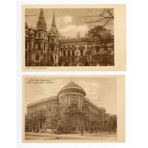 Łódź - zestaw 2 pocztówek (413)