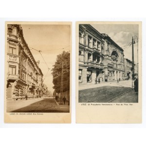Łódź - zestaw 2 pocztówek (414)