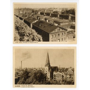 Łódź - zestaw 2 pocztówek (419)