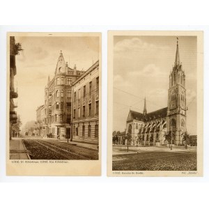 Łódź - zestaw 2 pocztówek (432)