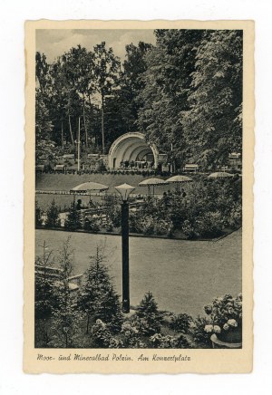 Połczyn-Zdrój Marian Baths / Polzin Marienbad - mineral bath, concert shell (460)