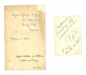 Bydgoszcz - Portrait of a man. Set of photographs 2 pcs. 1946-50 (539)