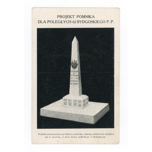 Projekt pomnika dla poległych 62 Bydgoskiego Pułku Piechoty (600)