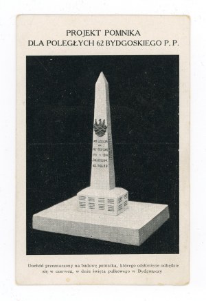 Monument project for the fallen of the 62nd Bydgoszcz Infantry Regiment (600)