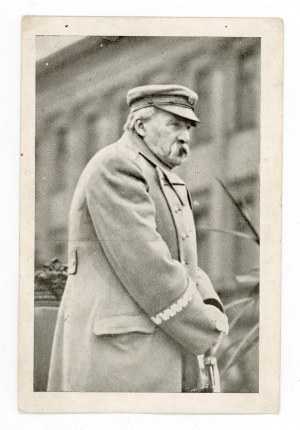 Marshal Pilsudski - Stamp of Stow. Prisoners Polit. Siedlce (613)