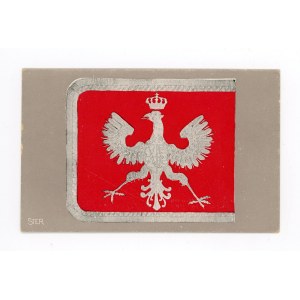 Orzeł z czasów Augusta Sasa - bandera floty (621)