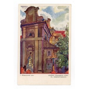 Leszno - Fragment der Pfarrkirche in der Leszczyńskis-Straße (684)