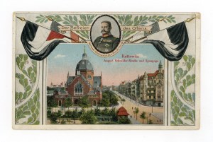 Katowice / Kattowitz - August Schneider Street, synagogue (687).