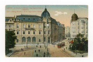 Lviv / Lemberg - corner of Karl Ludwig Street and Jagiellonian Street (722)