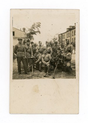 Bialystok - Soldiers of the 42nd Infantry Regiment with ckm (626)