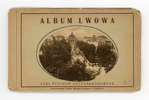 Lviv - postcard booklet 10 pcs, series of rotogravure views (350)