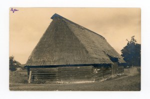 Łęka gmina Korzenna voivodship małopolskie - 8 side barn (747).