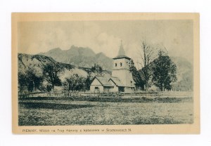 Sromowce N., Pieniny - view of Three Crowns, church (749)