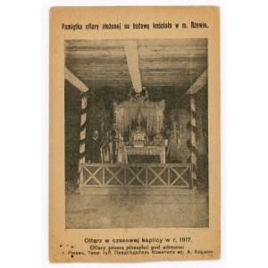 Russia, Rzev - Altarpiece in the chapel in 1917. (951)