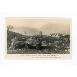 Monte Cassino - shattered tanks in front of Mass Albenetta (779)