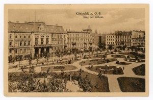 Chorzow / Königshütte - market square and town hall (962)