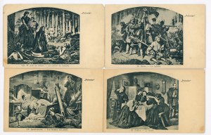 A. Grottger - cycle Polonia, set of 9 pcs. (966)
