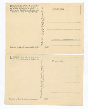 Kwidzyn and Swieta Lipka, East Prussia - set of 2 pcs. (988)