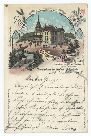 Bielsko-Biala - shelter on Kamienicka płyta, 1897 (1060)