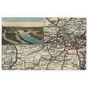 Myslowice / Myslowitz - Border. Map (1062)