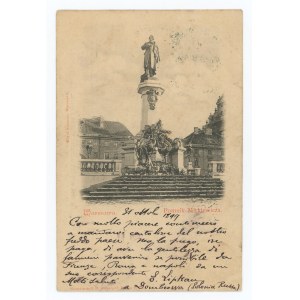 Warszawa - Pomnik Mickiewicza, 1899r. (1083)