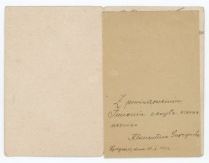 Patriotic greeting card, 1922 (1175)