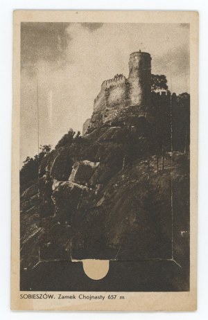 Sobieszów - Chojnik Castle, folding postcard (1216)