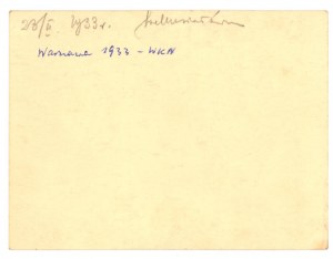 Warsaw, 8 Górczewska Street - Higher Teacher Training Courses, 1933 (924)